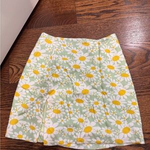 Princess Polly Yellow Orange Mini Pencil Skirt Casual